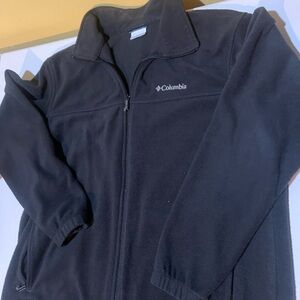 Columbia Charcoal Full-Zip Fleece Jacket